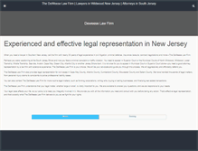 Tablet Screenshot of deweeselawfirm.com